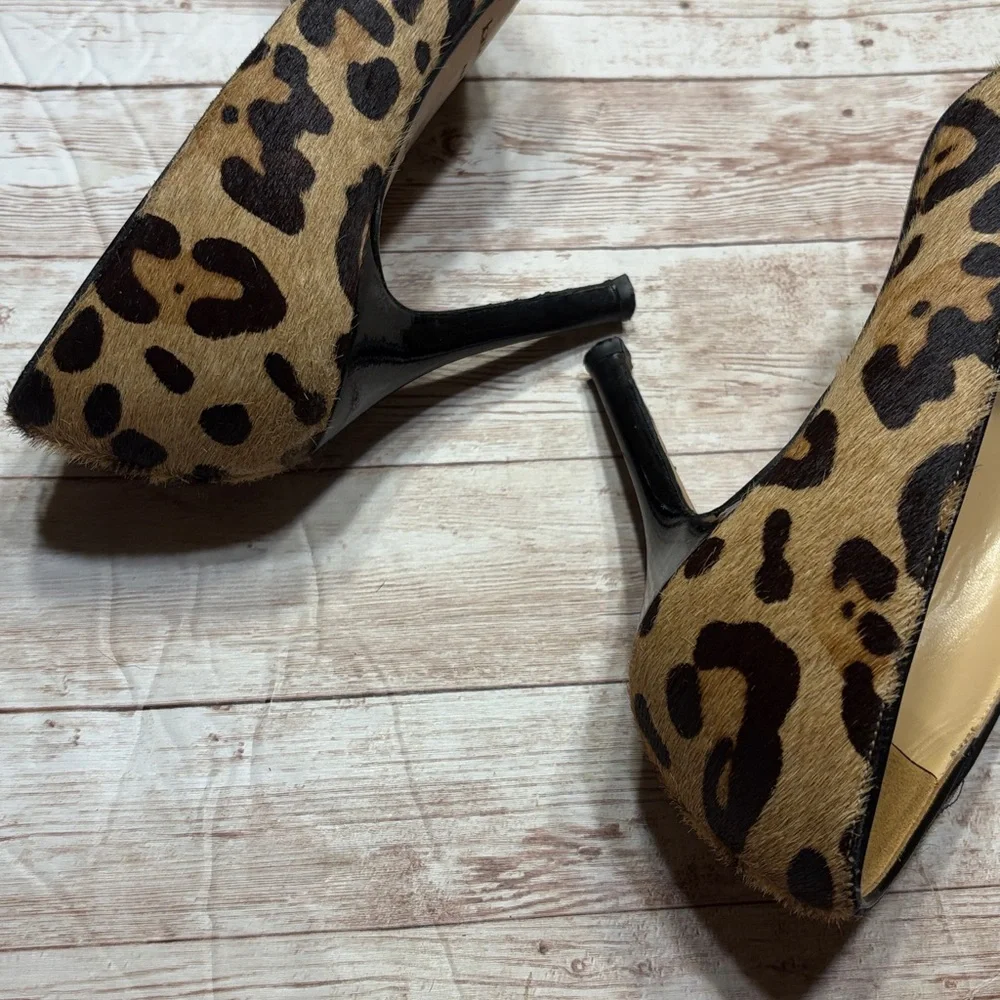 Kate Spade Leopard Print Heels Size 9B